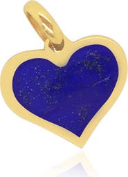 The Lovery Fine Jewelry Lapis Heart Charm