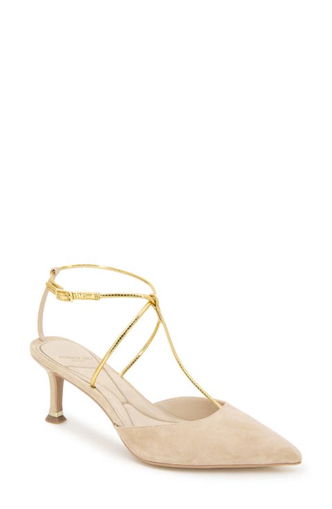 Umi T-Strap Pointed Toe Pump (Women)