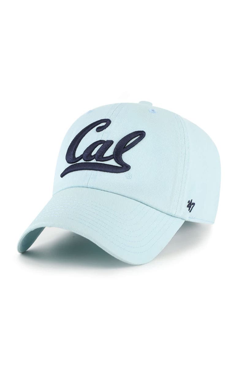 '47 Men's '47 Powder Blue Cal Bears Clean Up Adjustable Hat, Main, color, 