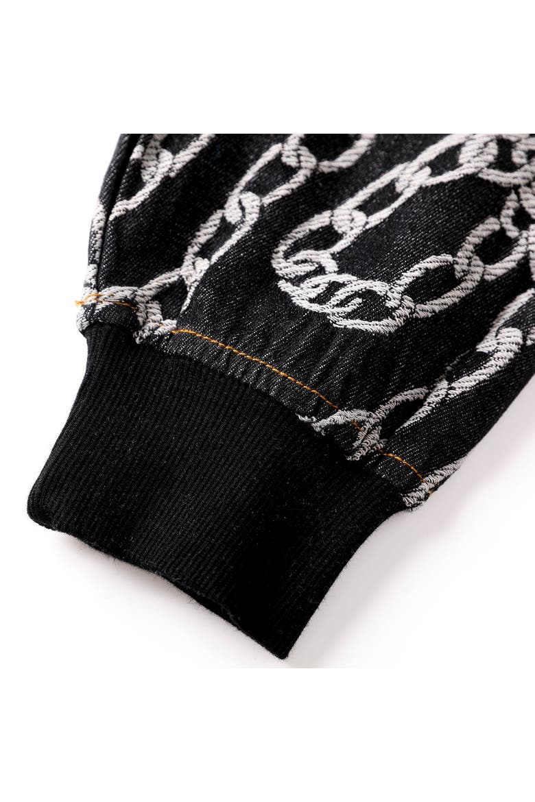 Chains Hoodie, Alternate, color, Black