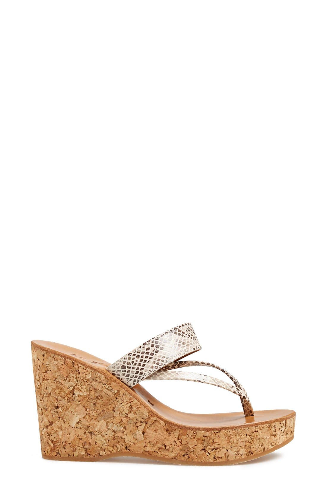 K.Jacques St. Tropez Thong Wedge Sandal, Alternate, color, 