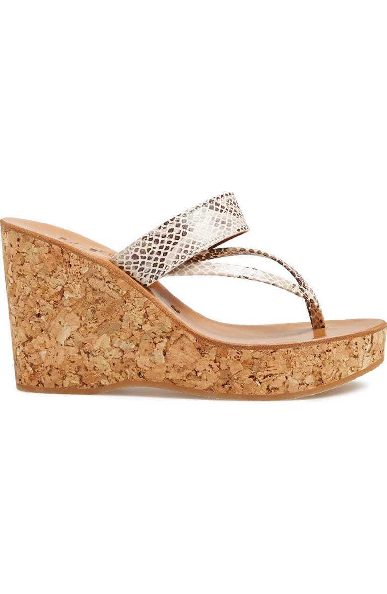 K.Jacques St. Tropez Thong Wedge Sandal, Alternate, color,