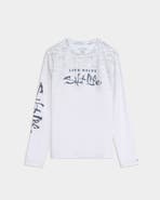 Salt Life Current and Catch Fade Perforated Tee