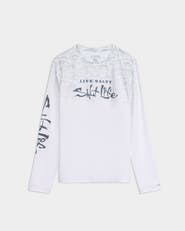 Salt Life Current and Catch Fade Perforated Tee