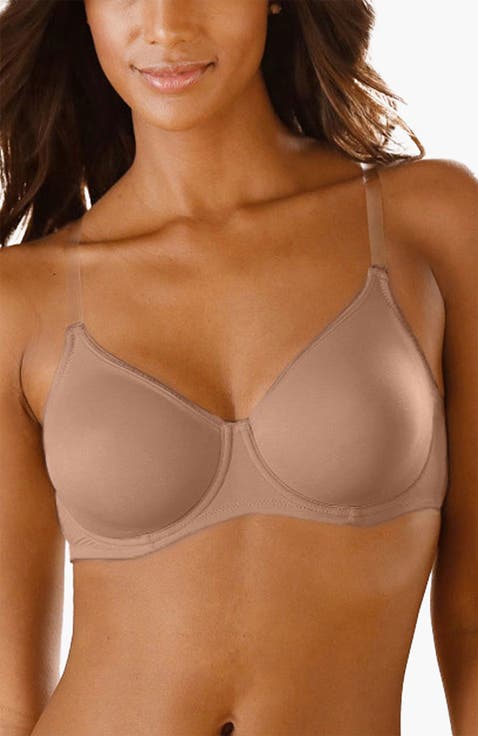 Clear Strap Underwire T-Shirt Bra