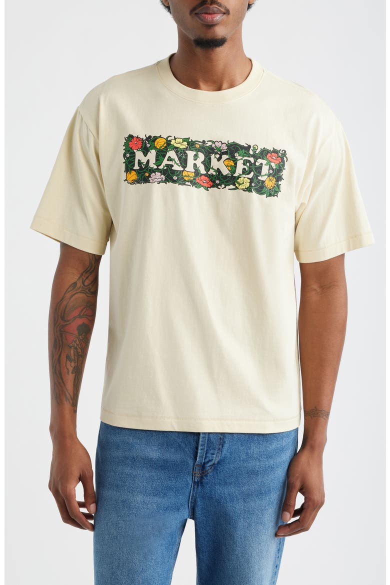 In the Vines Graphic T-Shirt, Main, color, NATURAL