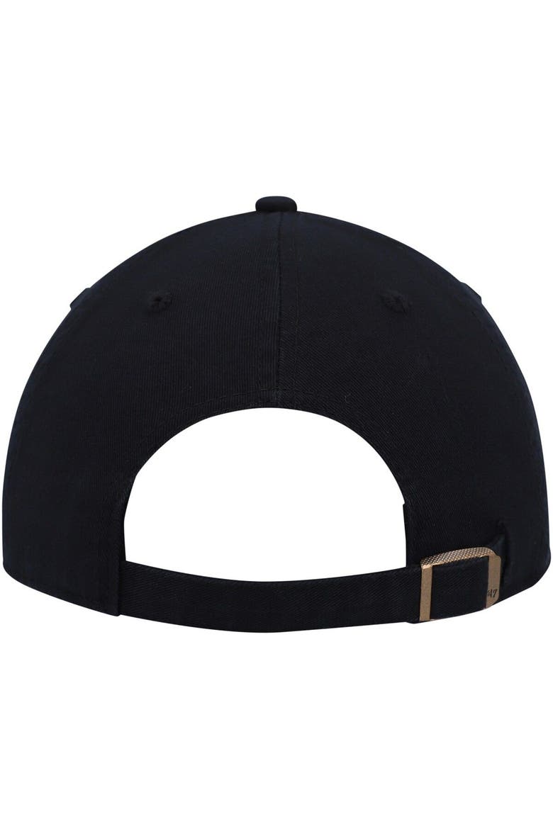 Men's '47 Black Detroit Lions Clean Up Legacy Adjustable Hat, Alternate, color, Black