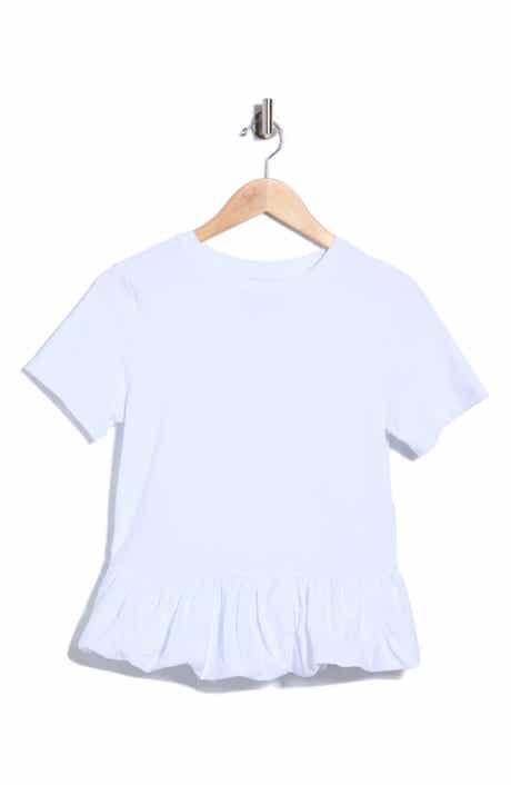 Peplum Bubble Hem T-Shirt