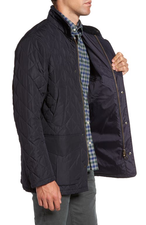 Barbour Devon Quilted Jacket In Blue