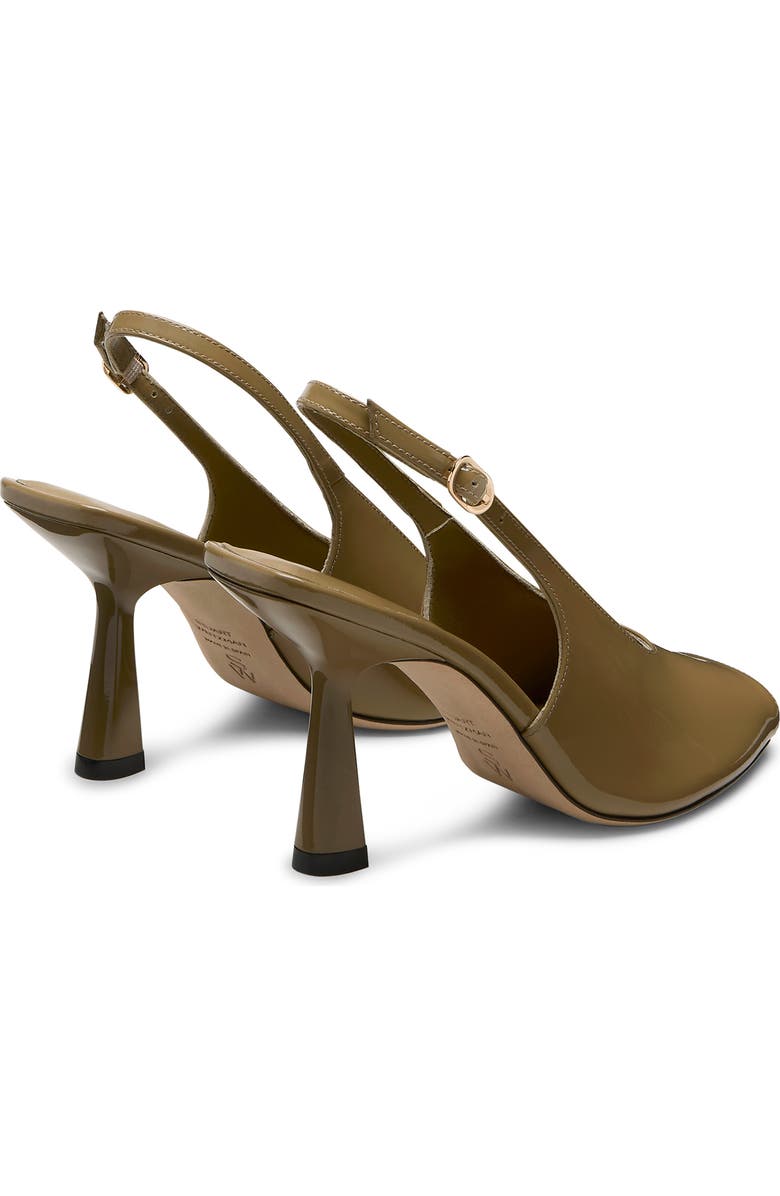 Stuart Weitzman Val Slingback 85 Sandal, Alternate, color, Golden Olive