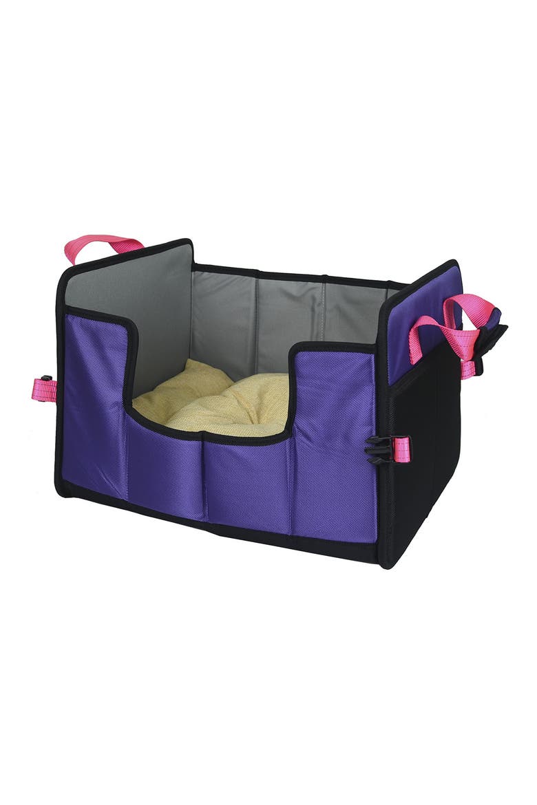 Travel-Nest Folding Travel Cat & Dog Bed, Main, color, PURPLE