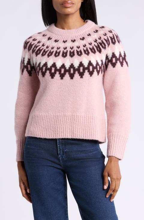 Anne Fair Isle Alpaca Blend Sweater