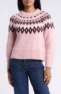 Veronica Beard Anne Fair Isle Alpaca Blend Sweater