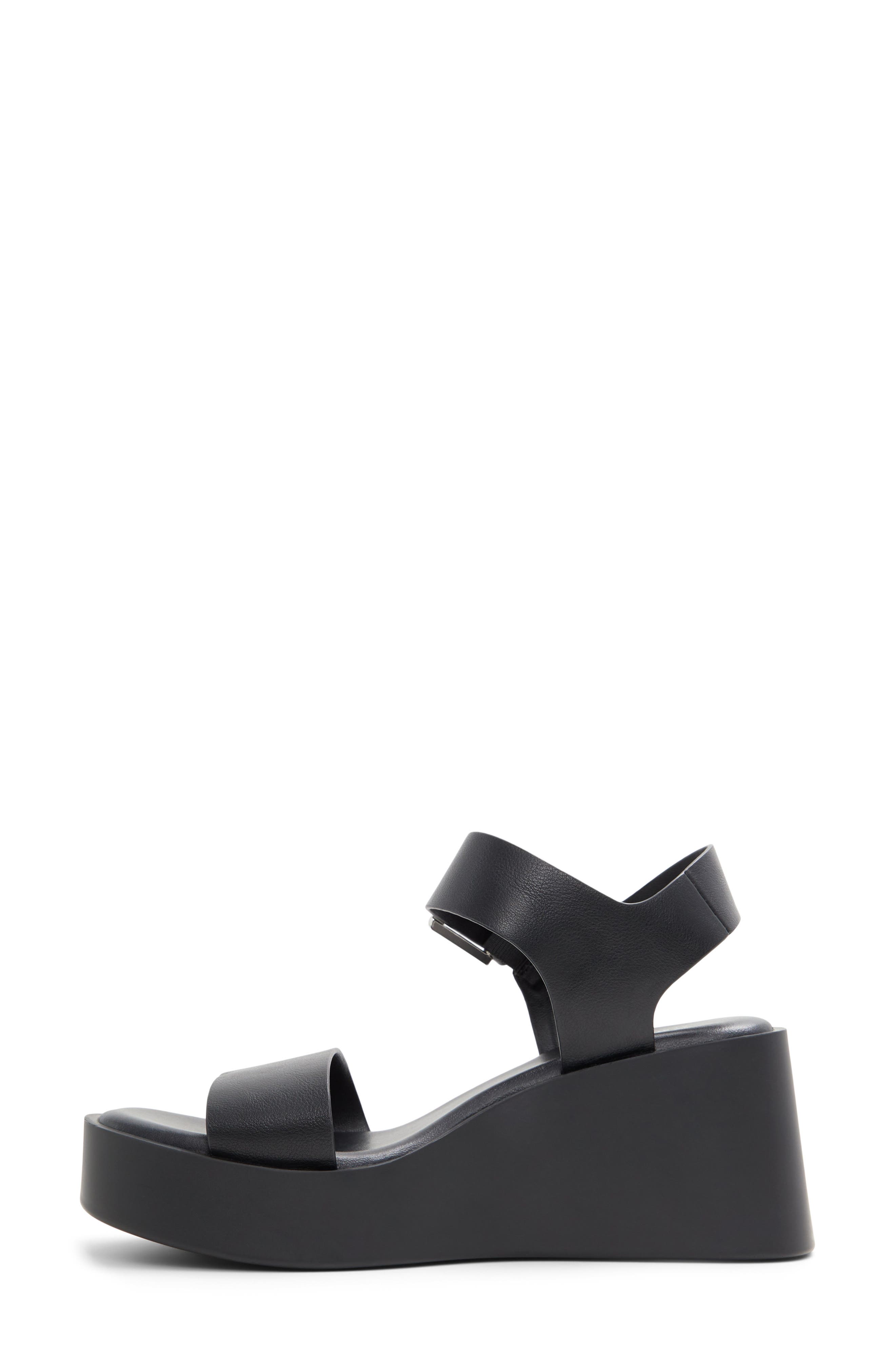 Call It Spring By Aldo Merisa Platform Wedge Sandal, Alternate, color, Open Black