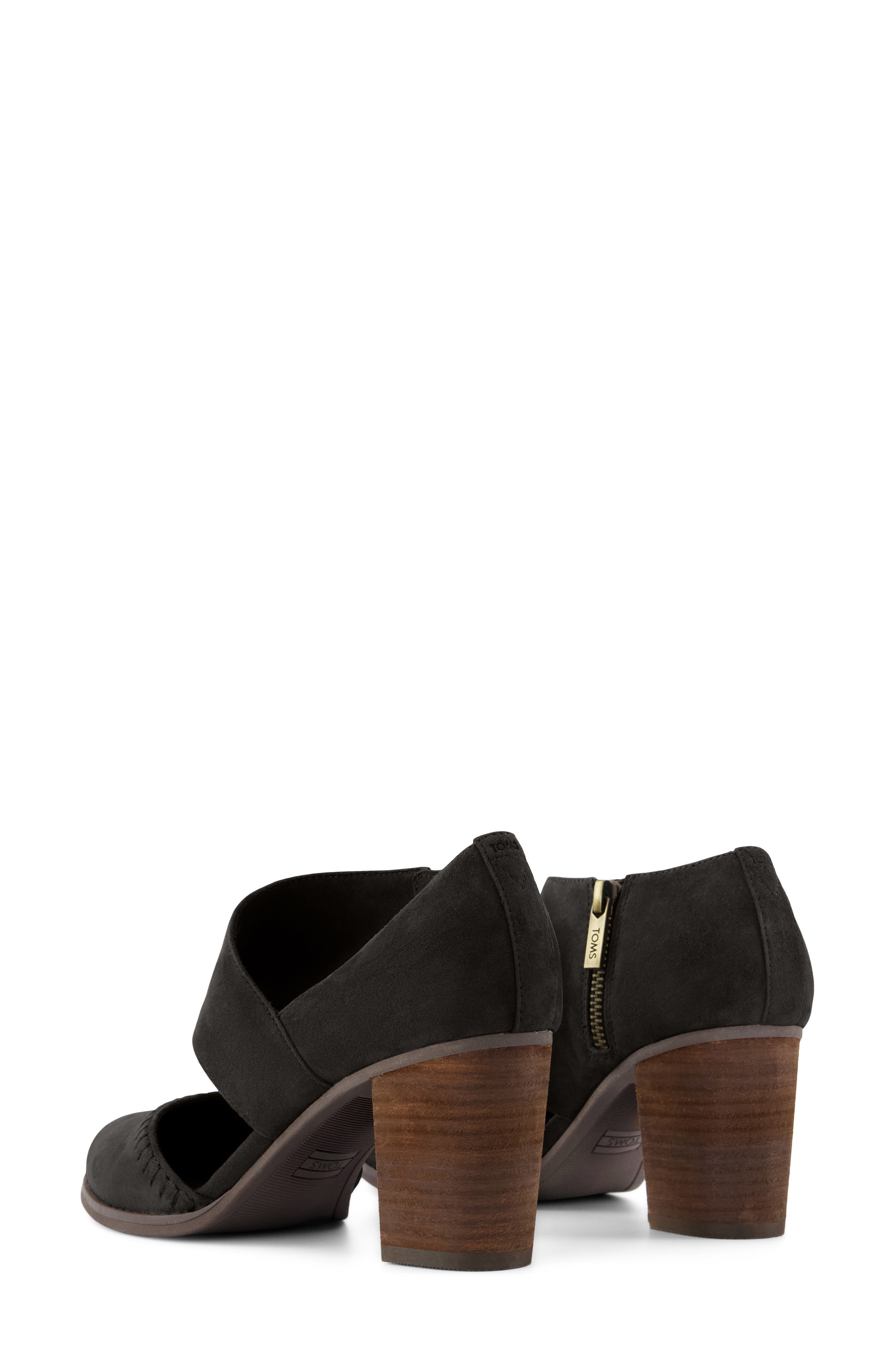 Suede Pump, Alternate, color, DARK BROWN
