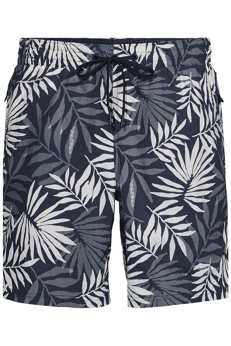 7 Inch Volley Hydroliner Swim Trunks, Alternate, color, Slate Blue Stipple Palm