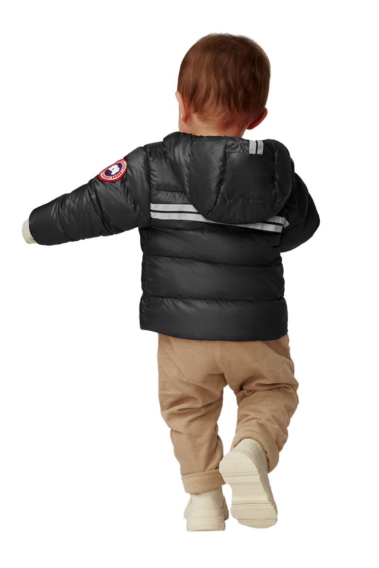 Crofton Water Resistant 750 Fill Power Down Recycled Nylon Puffer Jacket, Alternate, color, BLACK - NOIR