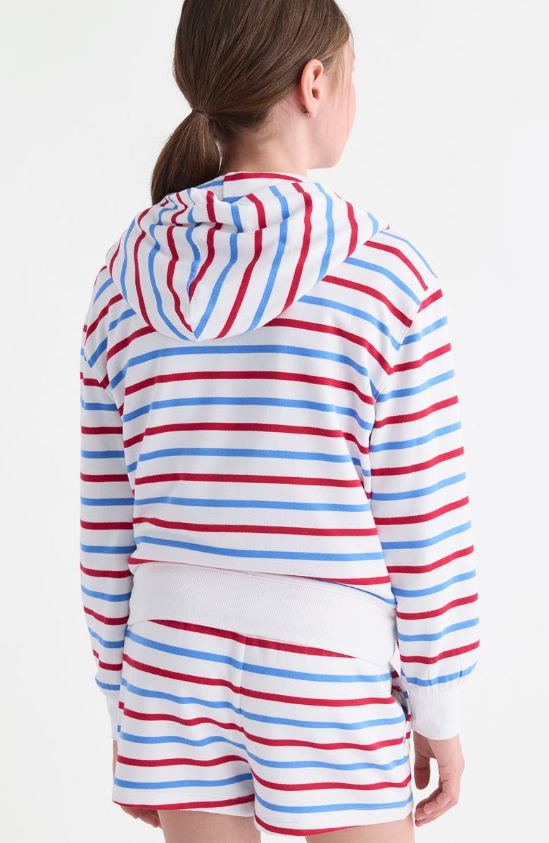 vineyard vines Kids' Dreamcloth Hoodie, Alternate, color, Red White Blue Stripe