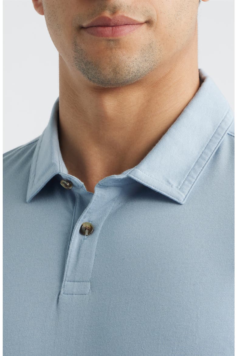 The Cloud Polo, Alternate, color, ASH BLUE