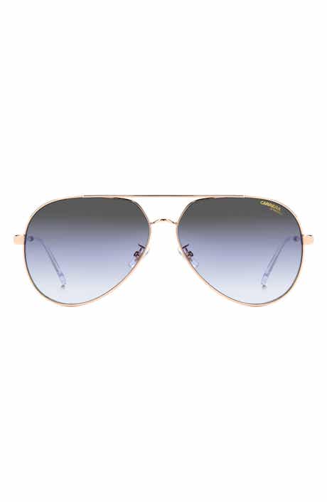 63mm Gradient Oversize Aviator Sunglasses