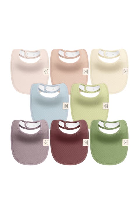 8-Pack Quin Drool Bibs