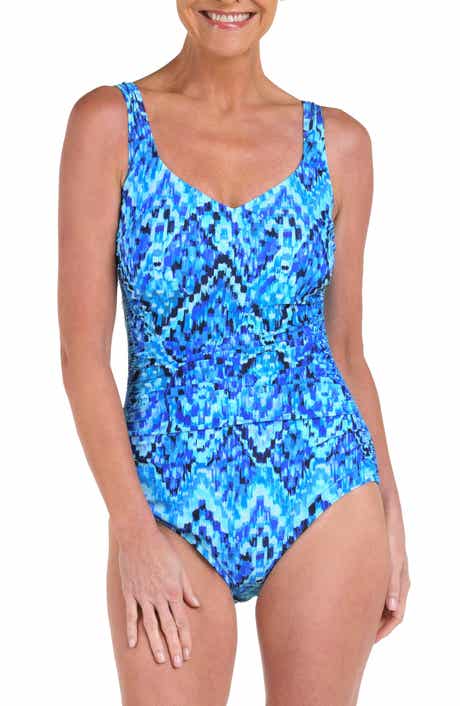Artisan Shirred Full Coverage One-Piece Swimsuit