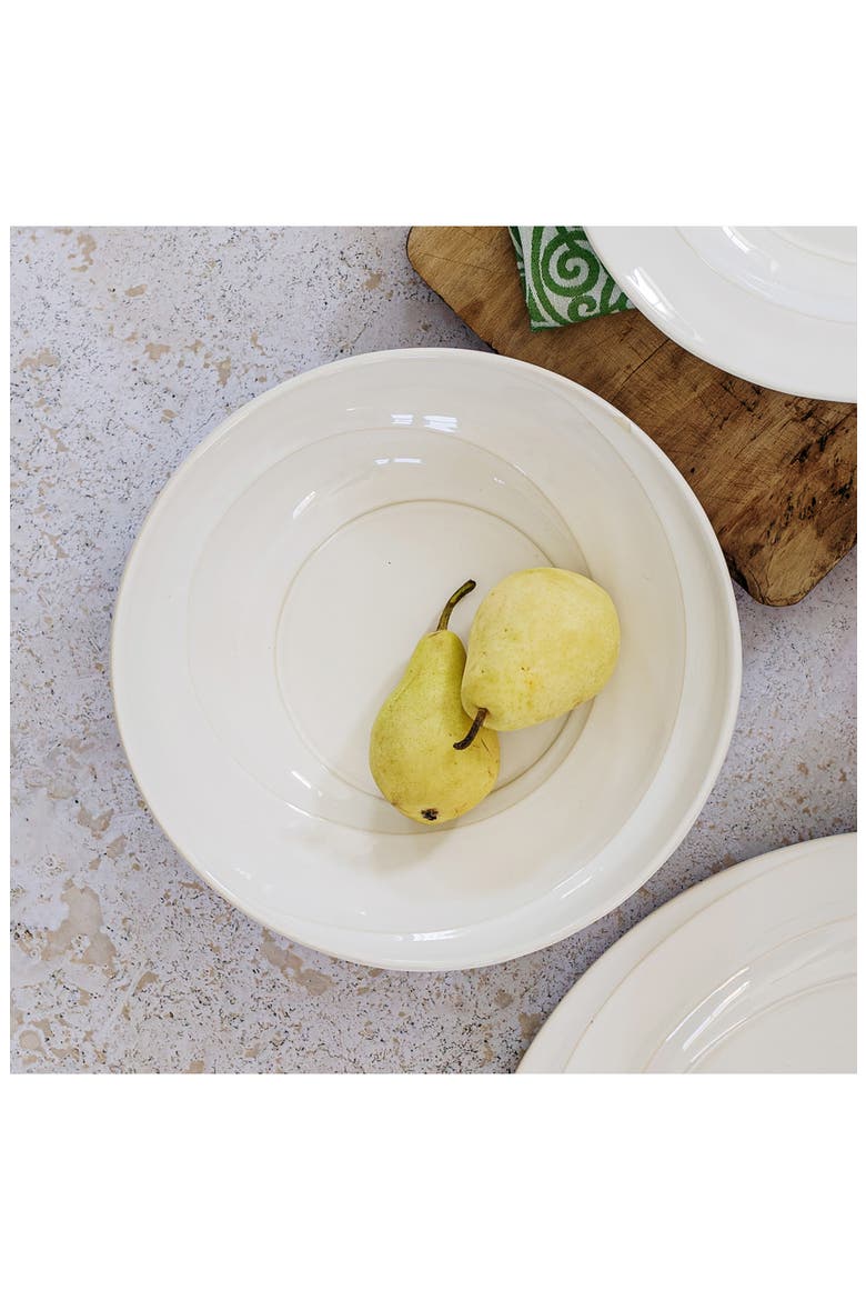 Luna Shallow Serving Bowl, Alternate, color, WHITE