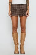 Princess Polly Sonsie Plaid Miniskirt