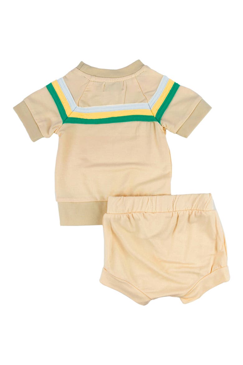 Carlo Stripe Short Sleeve Pullover & Shorts Set, Alternate, color, RETRO SPORT