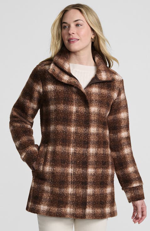 Boucle Fleece Coat