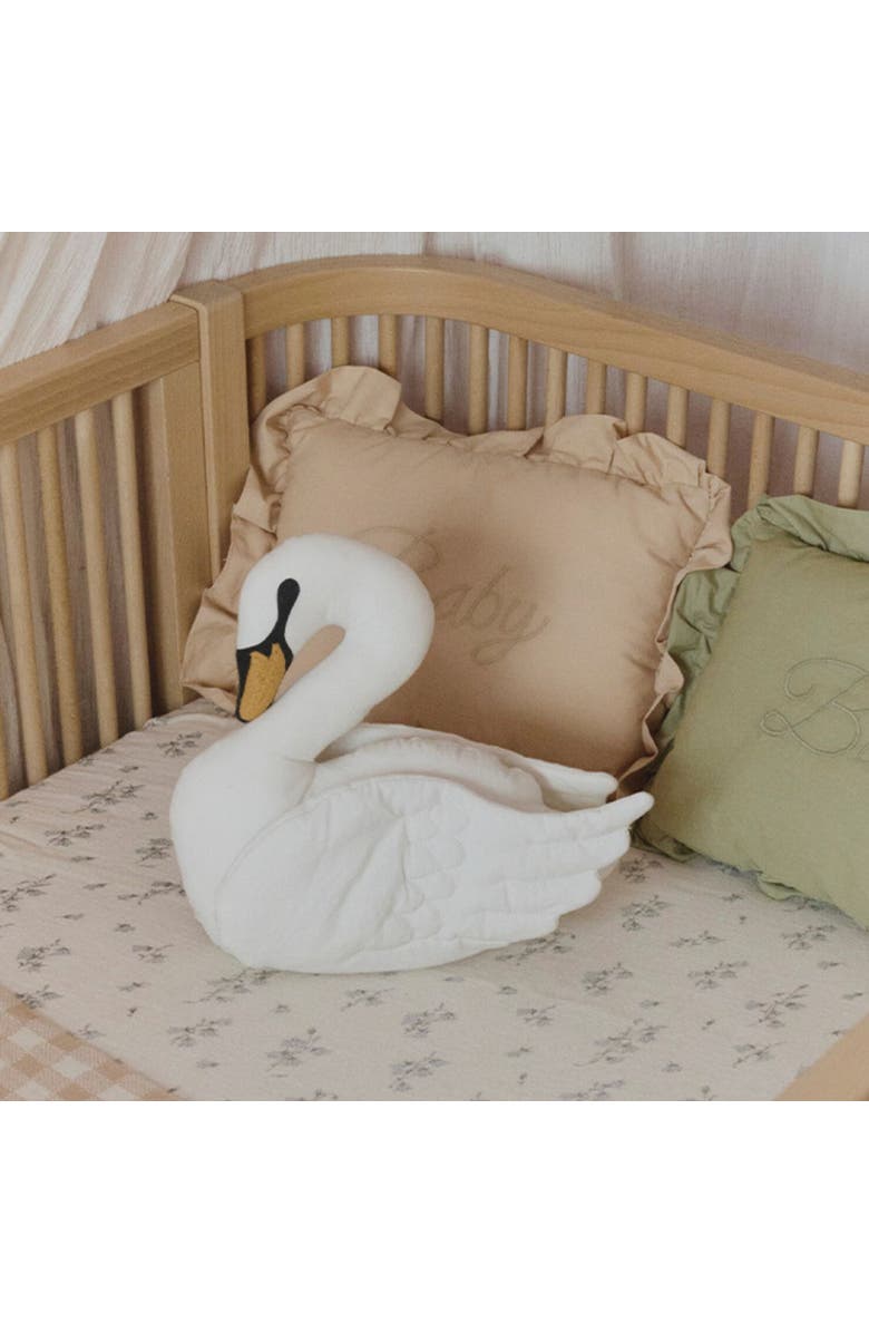 Lorena Canals Cushion Swan, Alternate, color, 