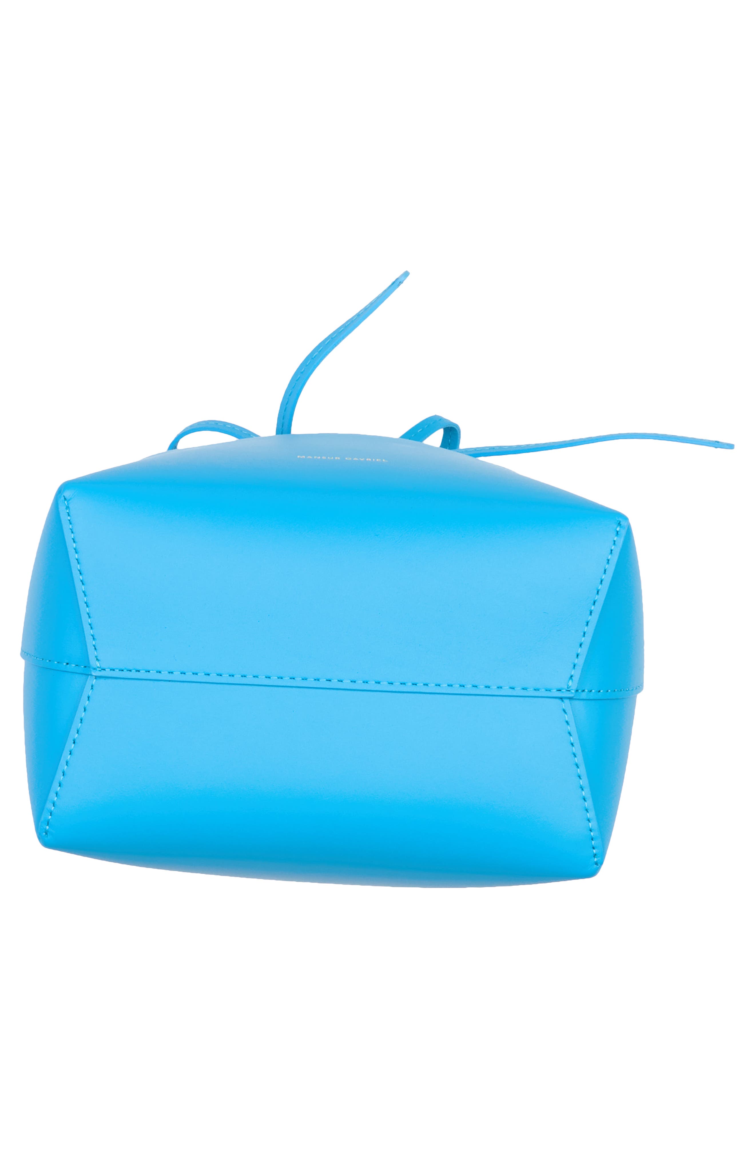 Mansur Gavriel Mini Leather Bucket Bag, Alternate, color, 