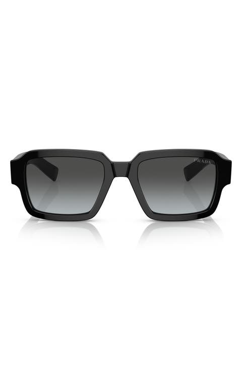 PR02ZSF 54mm Gradient Square Sunglasses