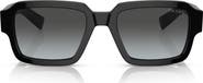 Prada PR02ZSF 54mm Gradient Square Sunglasses