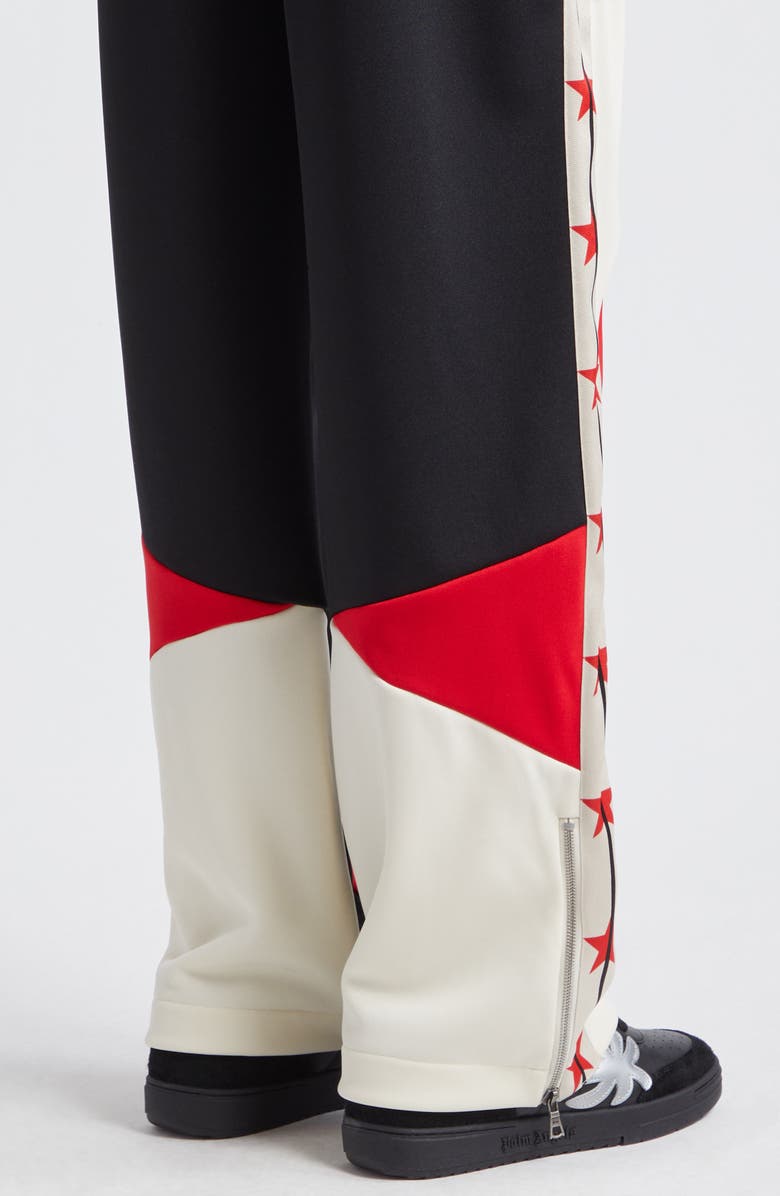 Palm Angels Star Colorblock Track Pants, Alternate, color,