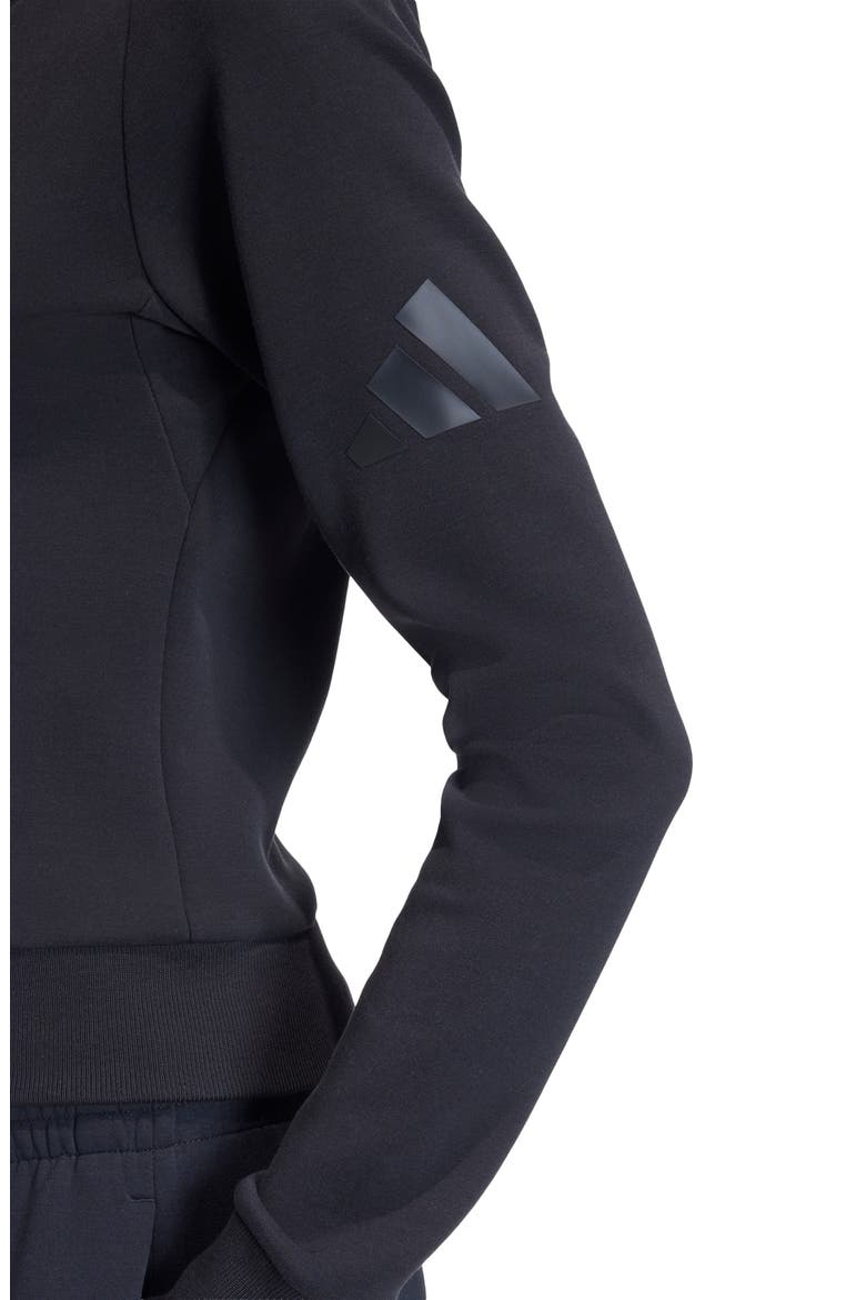 Slim Track Jacket, Alternate, color, BLACK