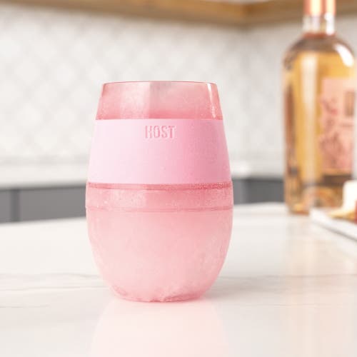 Host Wine Freeze Cooling Cup In Tinted Blush