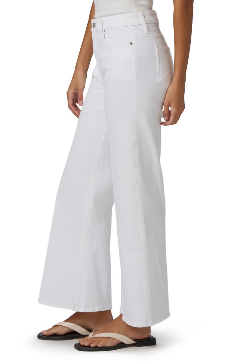 PAIGE Leenah High Waist Ankle Wide Leg Jeans, Alternate, color, Crisp White