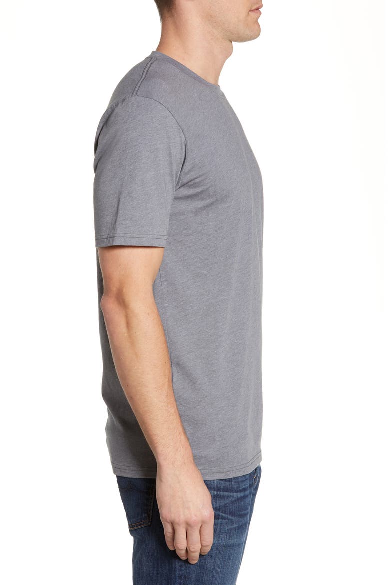 'Red Box' Graphic T-Shirt, Alternate, color, MEDIUM GREY HEATHER/ FIERY RED