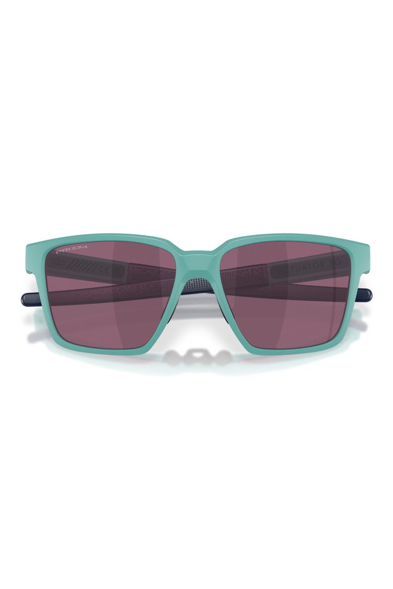 Actuator 57mm Prizm™ Rectangular Sunglasses, Alternate, color, MATTE PACIFIC / BLACK