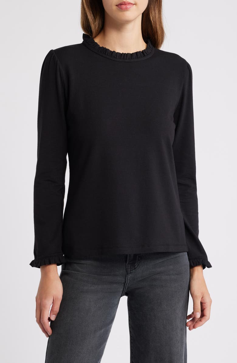 Caslon<sup>®</sup> Ruffle Detail Top, Main, color, 