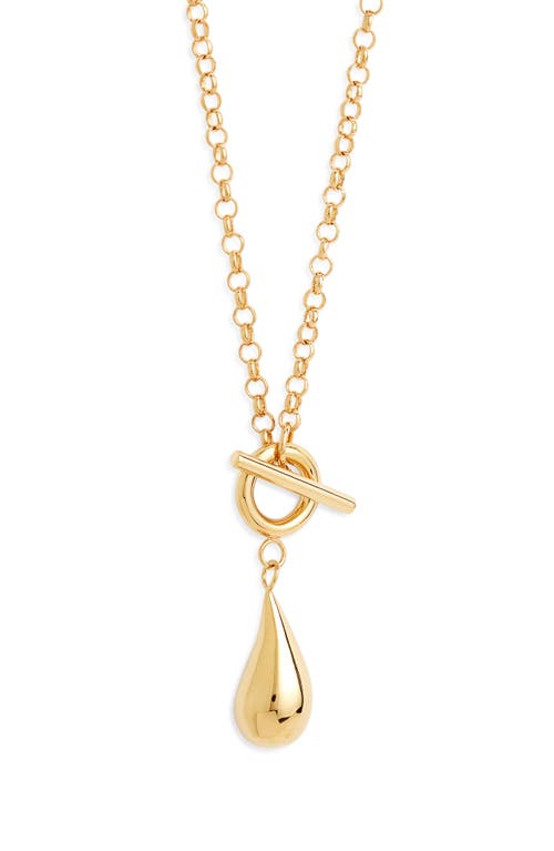 Shop Soko Maxi Dash Pendant Necklace In Gold