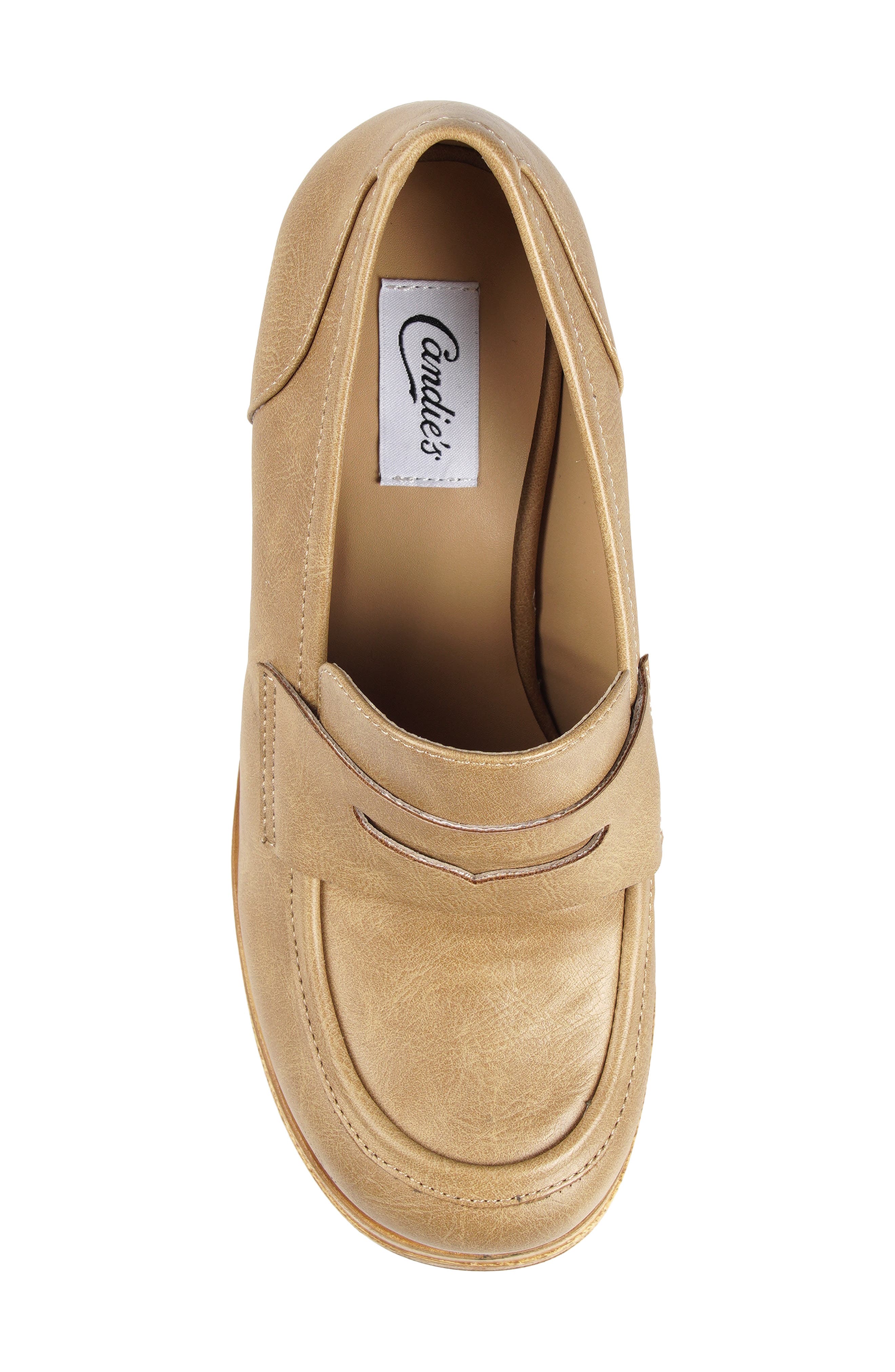 Ace Platform Pump, Alternate, color, NATURAL FAUX