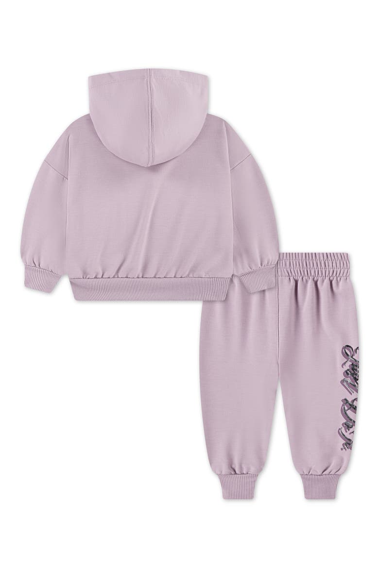 Logo Graphic Hoodie & Joggers Set, Alternate, color, PLUM FOG