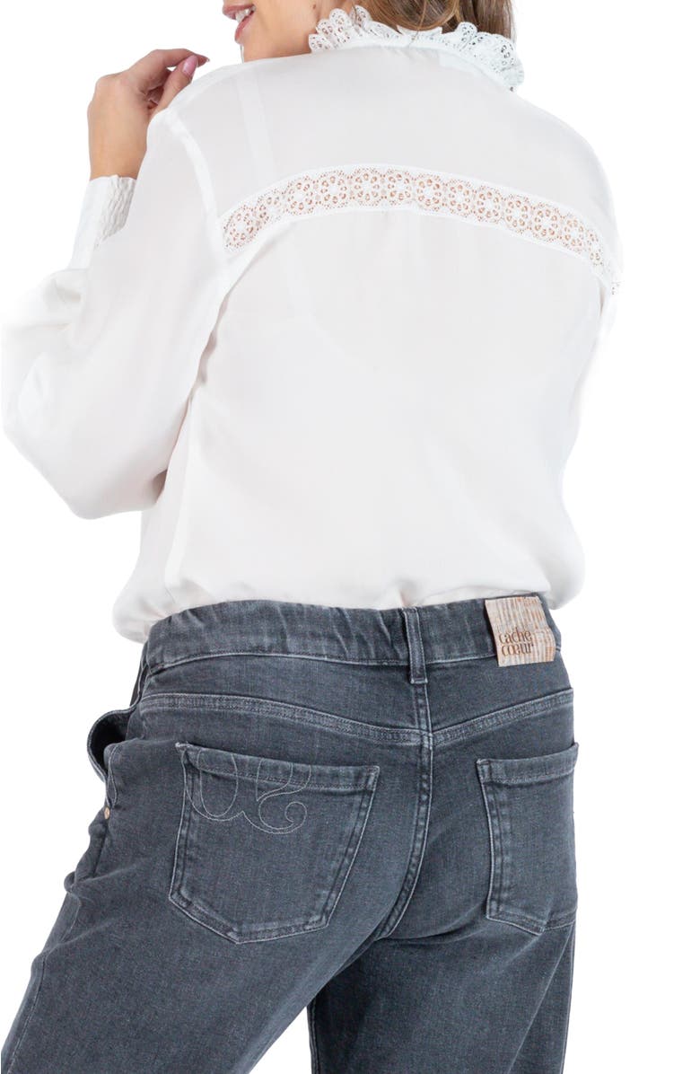 Cache Coeur Scarlett pregnancy and nursing blouse, Alternate, color, Natural