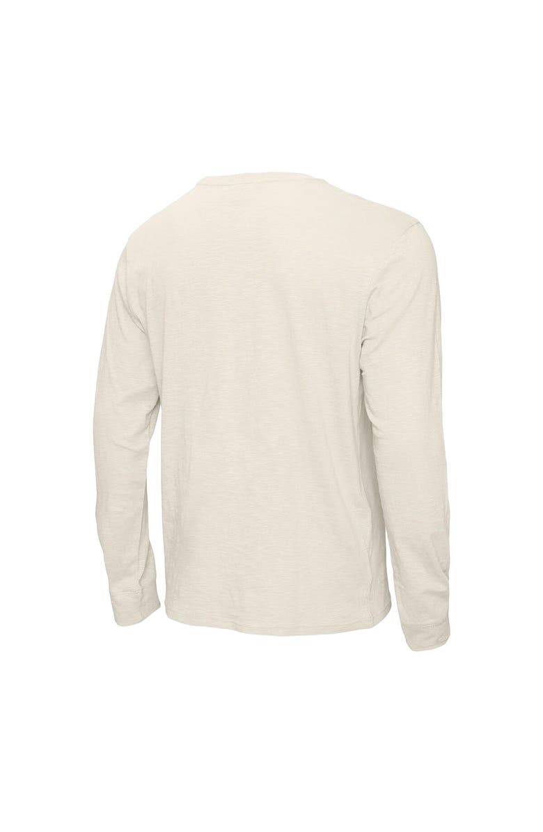 Mitchell & Ness Men's Mitchell & Ness Cream Philadelphia Phillies Arched Logo Slub Long Sleeve T-Shirt, Alternate, color, 