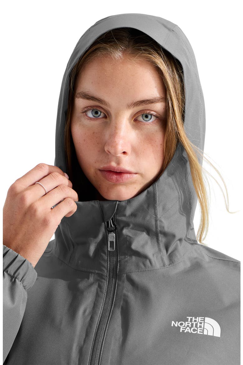 Quest Mono Waterproof Hooded Crop Jacket, Alternate, color, SMOKED PEARL