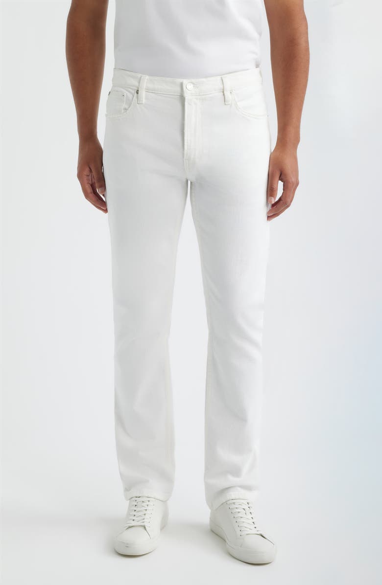FRAME Modern Straight Leg Jeans, Main, color, White Grind
