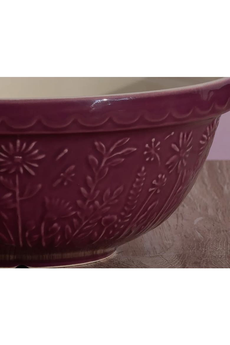 In The Meadow Daisy Size 18 Mixing Bowl, 2.85 Quart, Alternate, color, Purple