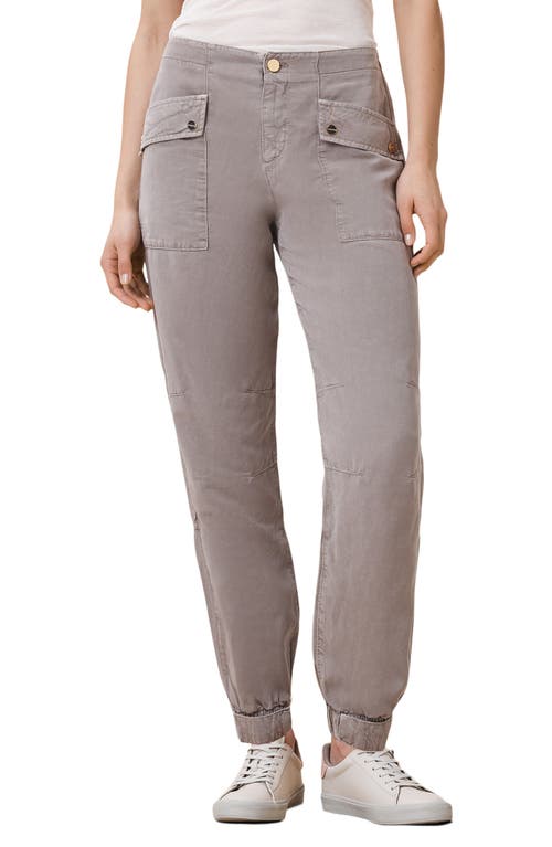 Allsaints Val Twill Cargo Pants In Gray